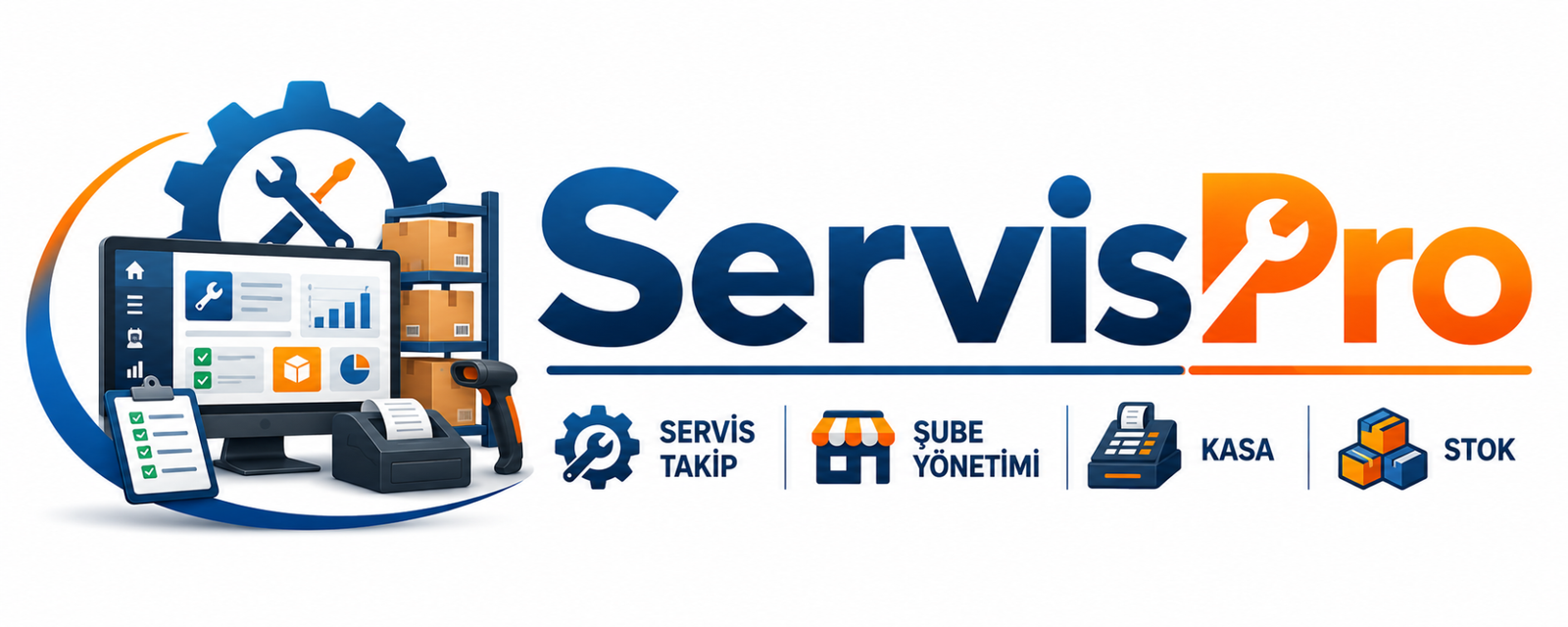 Servis Takip, Şube Yönetimi, Kasa ve Stok Programı
